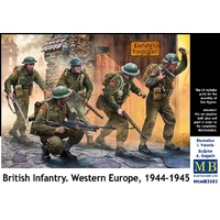 Master Box 1/35 British Infantry. Western Europe. 1944-1945 NEW! Plastic Model Kit 3585
