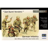 Master Box 3593 1/35 German Infantry, DAK, WWII, North Africa desert battles series, Kit N 3