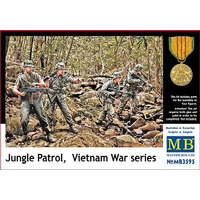 Master Box 1/35 Jungle Patrol, Vietnam War series Plastic Model Kit 3595