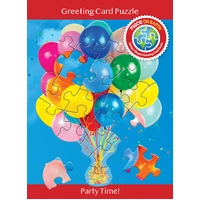 Madd Capp 1119 Balloons 20pc Jigsaw Puzzle Greeting Card