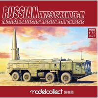 Modelcollect 1/72 Russian 9K720 Iskander-M Tactical Ballistic Missile MZKT Chassis Plastic Model Kit PP72002