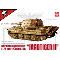 Modelcollect 1/35 German WWII E75 Jagdtiger II with 128mm Gun Plastic Model Kit