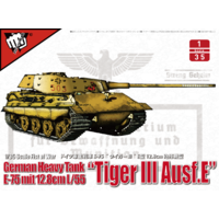 Modelcollect 1/35 Tiger III Ausf.E German Heavy Tank E-75 mit 12.8cm L/55 Plastic Model Kit