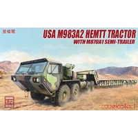 Modelcollect 1/72 USA M983A2 HEMTT Tractor & M870A1 Semi-trailer Plastic Model Kit