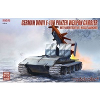 Modelcollect 1/72 German WWII E-100 panzer weapon carrier with Rheintochter 1 missile launcher Plastic Model Kit