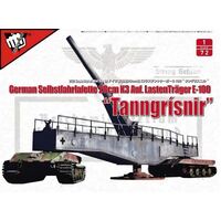 Modelcollect 1/72 German Selbstfahrlafette 28cm K3 Auf. Lasten Trager E-100 "Tanngrisnir" Plastic Model Kit YA72309