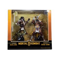 McFarlane Mortal Kombat Sub-Zero vs Shao Khan 7" Action Figure 2pk