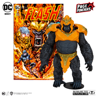 McFarlane Gorilla Grodd with The Flash Comic Page Punchers