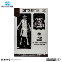 DC Multiverse 7In - The Joker "The Comedian" Designed by Jason Fabok Sketch Edition (Gold Label)