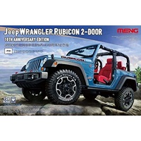 Meng 1/24 Jeep Wrangler Rubicon 10th Anniversry Edition Plastic Kit CS-003