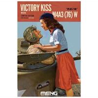 Meng 1/35 Victory Kiss M4A3 (76) W U.S Sherman Medium Tank Limited Edition ES-006 Plastic Model Kit