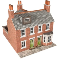Metcalfe N Red Brick Terraced Houses Card Kit