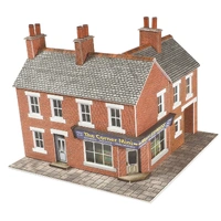 Metcalfe N Corner Shop & Pub Red Brick Card Kit