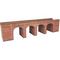 Metcalfe N Red Brick Viaduct Card Kit