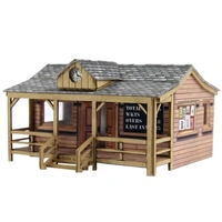 Metcalfe N Scale Wooden Pavilion Card Kit