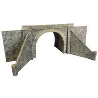 Metcalfe HO Double Tunnel Entrance Kit with Inner Arch Card Kit