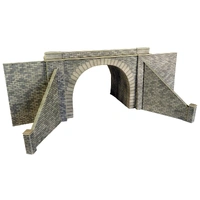 Metcalfe HO Double Tunnel Entrance Kit with Inner Arch Card Kit