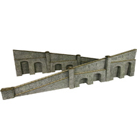 Metcalfe HO Tapered Retaining Wall Stone Card Kit