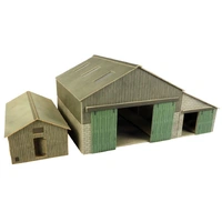 Metcalfe HO Manor Barn/Cow Shed Card Kit