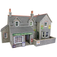 Metcalfe HO Village Shop and Cafe Card Kit