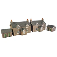 Metcalfe HO Workers Cottages Card Kit