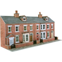 Metcalfe HO Low Relief Brick Terrace Fronts Card Kit