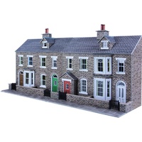 Metcalfe HO Low Relief Stone Terrace Fronts Card Kit