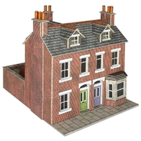 Metcalfe HO/OO Terraced Houses Brick Card Kit