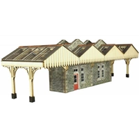 Metcalfe HO Island Platform Buildings Card Kit