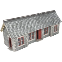 Metcalfe HO S/C Railway Station Shelter Card Kit