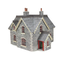 Metcalfe HO S & C Station Masters House Card Kit