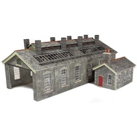 Metcalfe HO S & C Stone Engine Shed