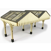 Metcalfe HO Platform Canopy Card Kit