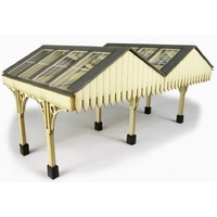 Metcalfe HO Platform Canopy Card Kit