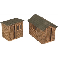 Metcalfe HO Garden Sheds 2pkt Card Kit