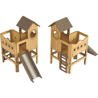 Metcalfe HO Children's Play Area 2pkt Card Kit