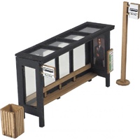 Metcalfe HO Bus Shelter Card Kit