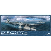 Magic Factory 1/700 USS Gerald R. Ford CVN-78 Aircraft Carrier Plastic Model Kit