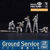Magic Factory 1/48 Ground Service Crew Set (3D printed)