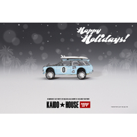 Mini GT 1/64 Datsun KAIDO 510 Wagon Kaido GT Surf Safari RS Winter Spec Diecast Car