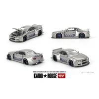 Mini GT 1/64 Nissan Skyline GT-R (R34) Kaido Works Shinjuku V1 Diecast Model Car