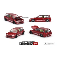 Mini GT 1/64 Honda Civic (EF) Kaido Works V2 Diecast Model Car