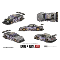 Mini GT 1/64 Nissan Silvia S13-R Kaido Drift V1 Diecast Model Car