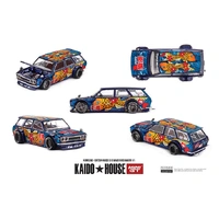 Mini GT 1/64 Datsun Kaido 510 Wagon Koi Wagon V1 Diecast Model Car