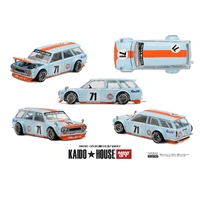 Mini GT 1/64 Datsun KAIDO 510 GULF Wagon V1 Diecast Model Car