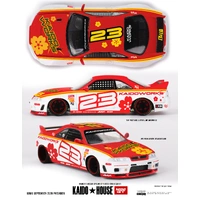 Mini GT 1/64 Nissan Skyline GT-R (R33) Kaido Stock Car V1 Diecast Model Car