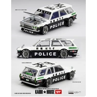 Mini GT 1/64 Datsun KAIDO 510 Wagon Police Diecast Model Car