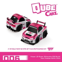Mini GT QubeCarz Nissan LB-Super Silhouette S15 SILVIA Auto Finesse SEMA 2023 Diecast Model Car