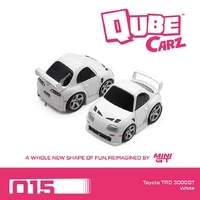 Mini GT 1/64 QubeCarz Toyota TRD 3000GT White Diecast Model Car
