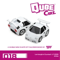 Mini GT 1/64 Lamborghini Countach 500S White Diecast Model Car